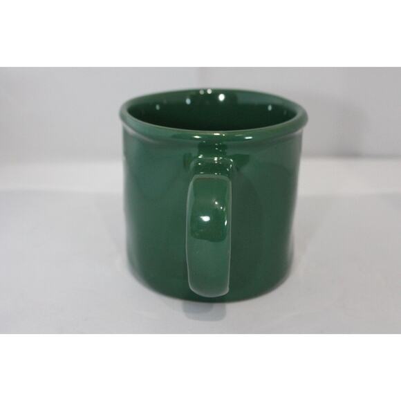 Rae Dunn Artisan Collection Magenta ELF Coffee Mug Cup Christmas Green & White - Picture 3 of 4